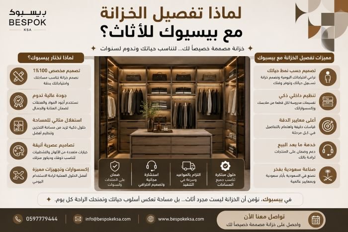 كيف تختار  أفضل شركة تفصيل خزانة بالسعودية