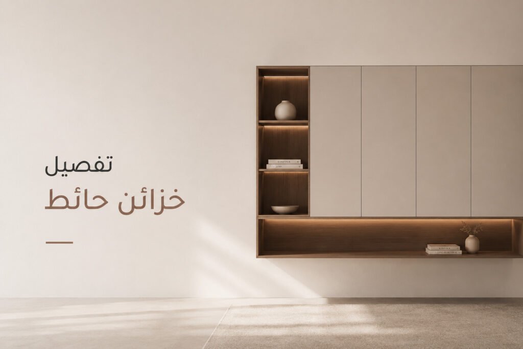 تفصيل خزائن حائط: الحل الذكي لاستغلال المساحات بأناقة